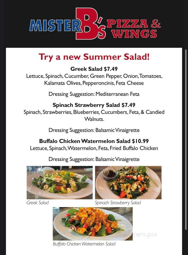 Mister B's Pizza & Wings - Henderson, KY menu_pic