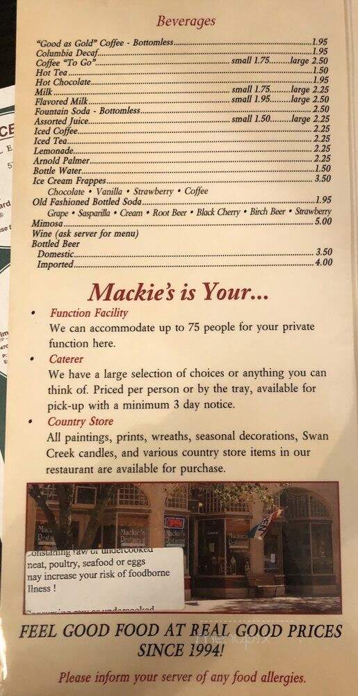Mackie's Restaurant & Country - North Attleboro, MA