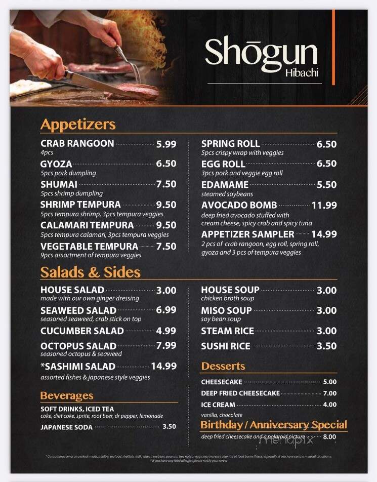 Shogun Japanese Steak Sushi - Branson, MO