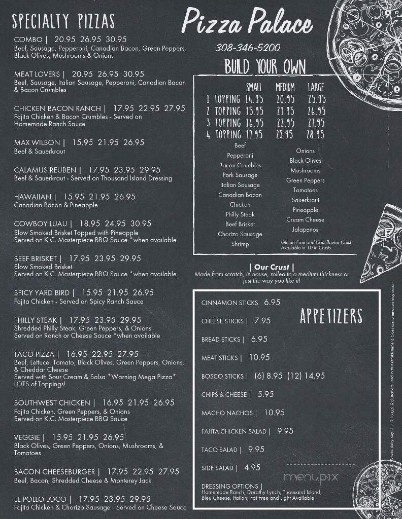 Pizza Palace - Burwell, NE menu_pic