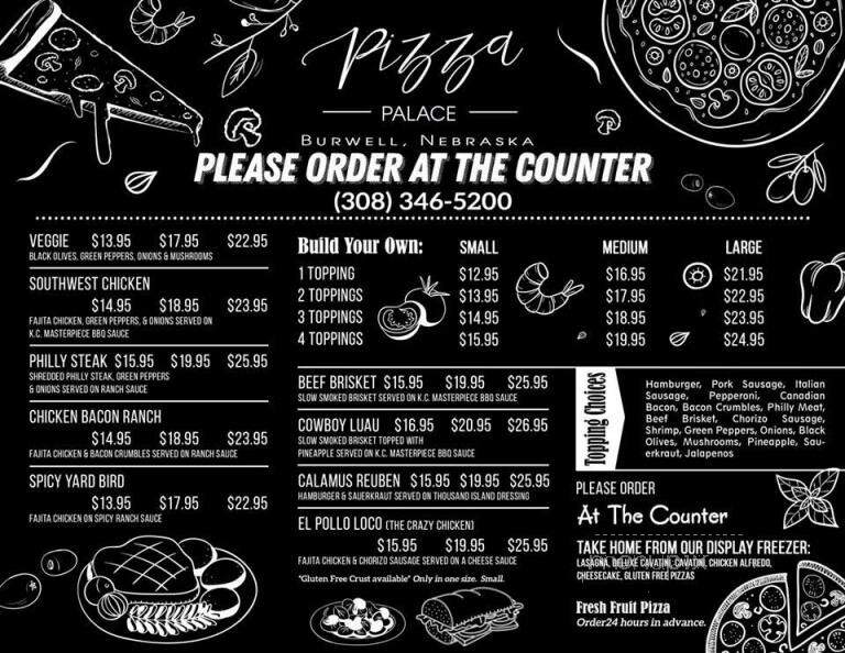Pizza Palace - Burwell, NE menu_pic