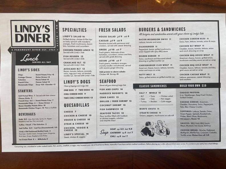 Lindy's Diner - Keene, NH