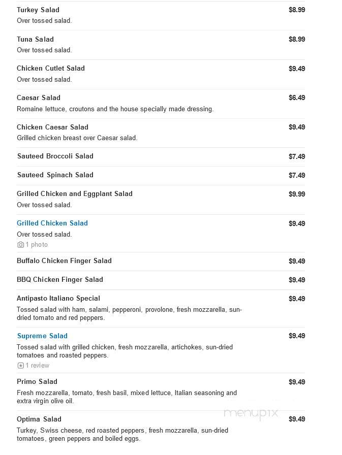 Dominic's Pizza & Restaurant - Lawrenceville, NJ menu_pic