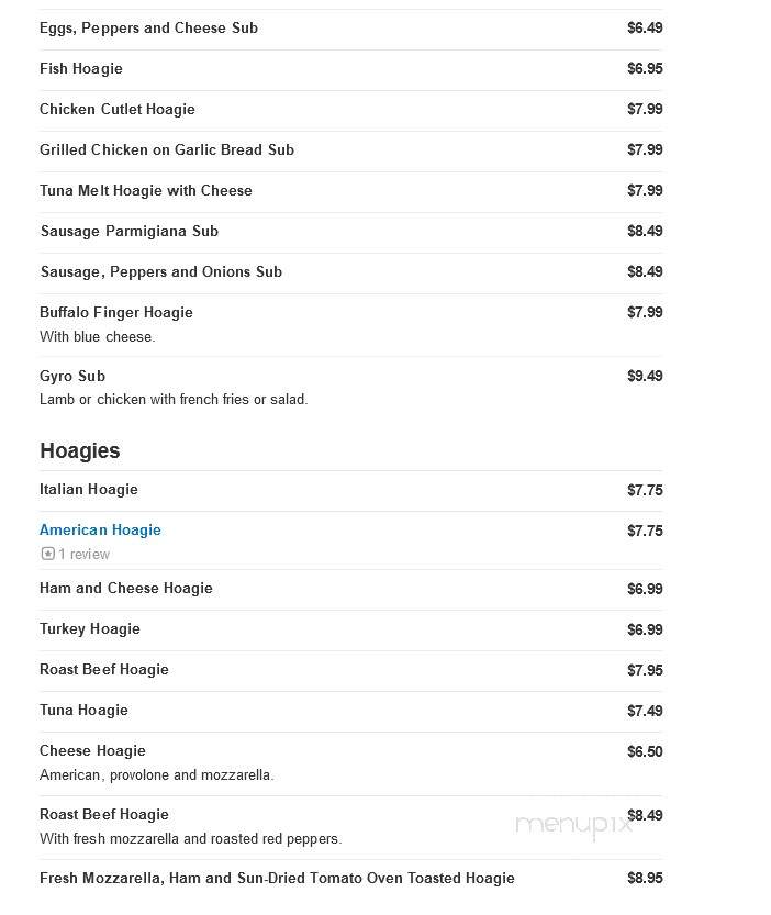Dominic's Pizza & Restaurant - Lawrenceville, NJ menu_pic