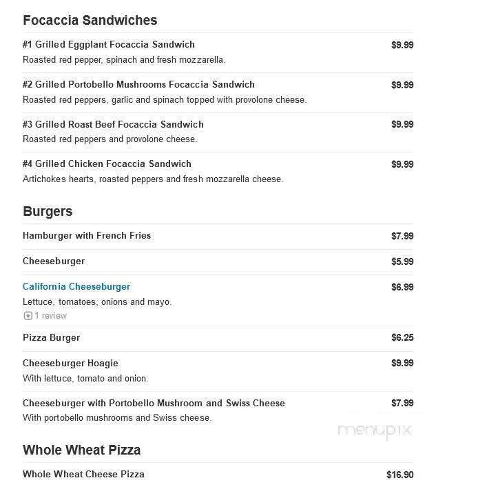 Dominic's Pizza & Restaurant - Lawrenceville, NJ menu_pic