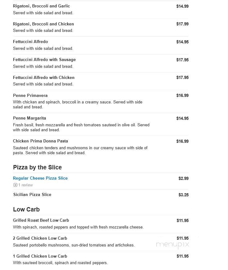 Dominic's Pizza & Restaurant - Lawrenceville, NJ menu_pic