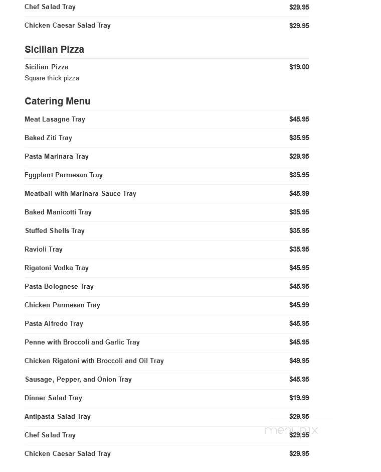 Dominic's Pizza & Restaurant - Lawrenceville, NJ menu_pic