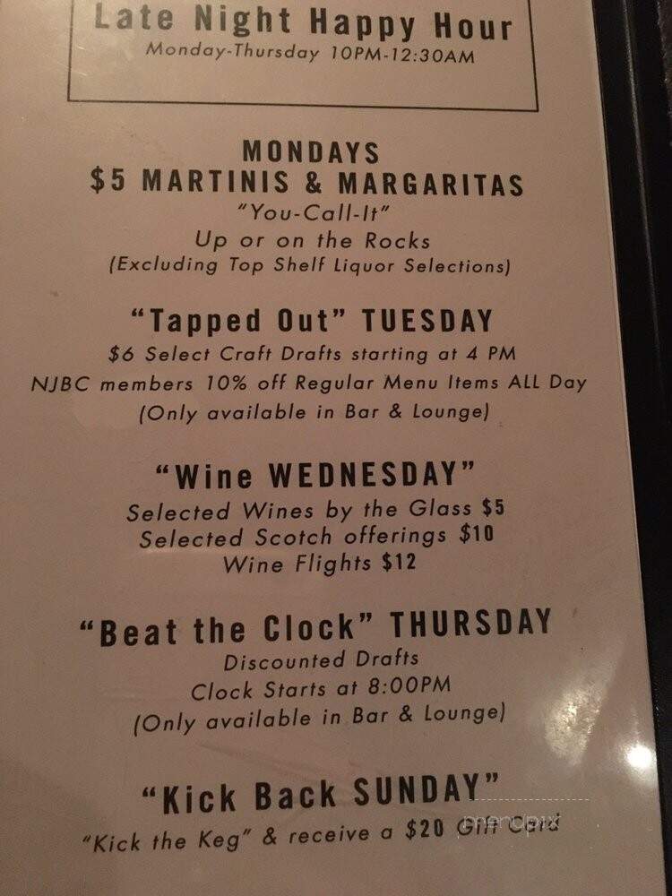 J B Winberie Restaurant & Bar - Princeton, NJ menu_pic