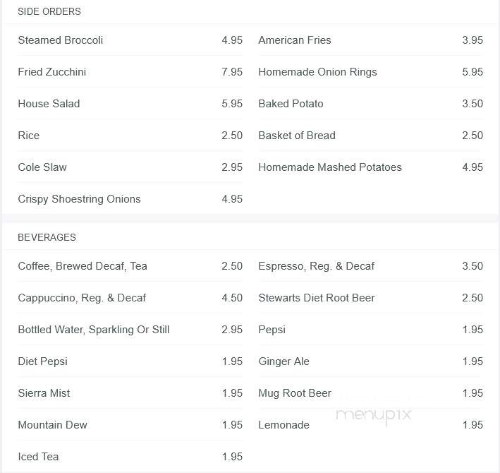 Rod's Olde Irish Tavern - Sea Girt, NJ menu_pic