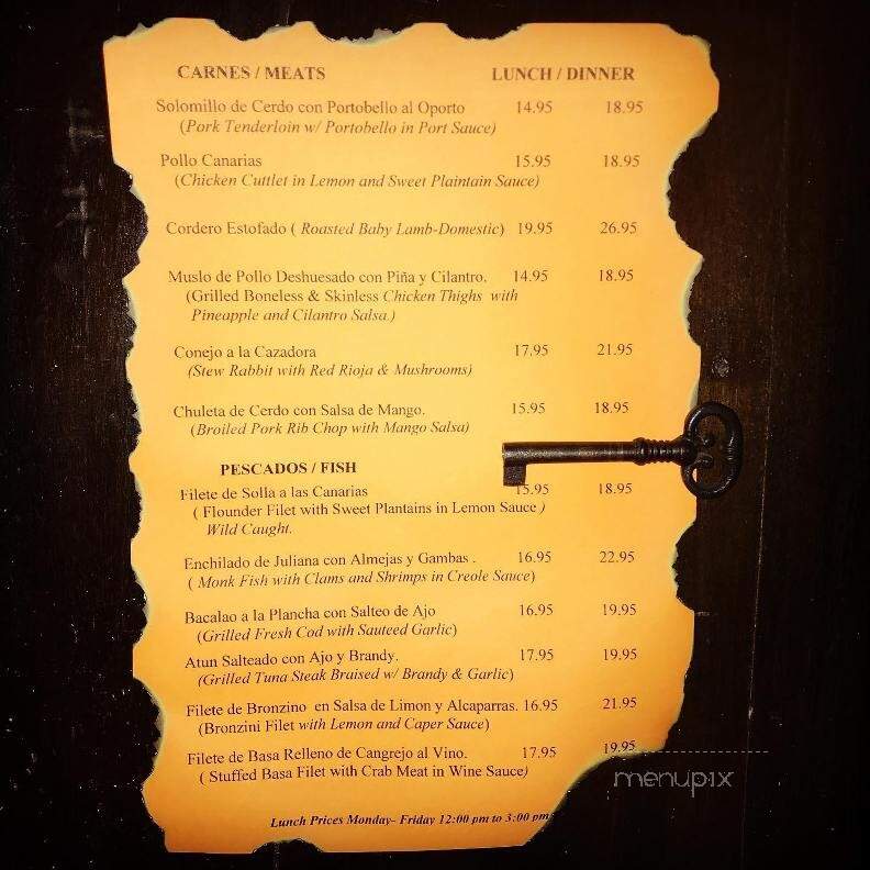 Tapas De Espana - North Bergen, NJ menu_pic