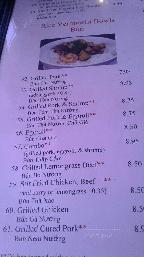 May Cafe - Albuquerque, NM menu_pic