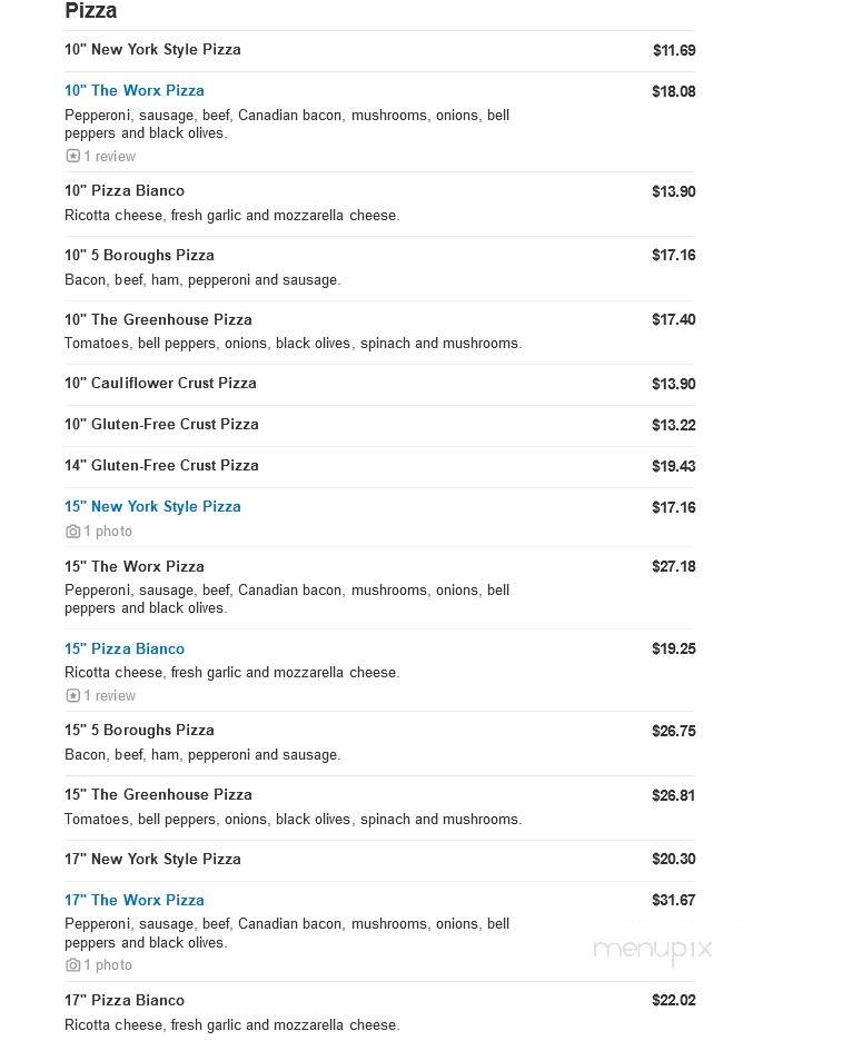 Tony's Pizza - Hickory, NC menu_pic