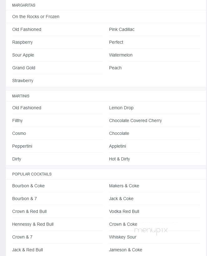 Max's Restaurant & Bar - Muskogee, OK menu_pic