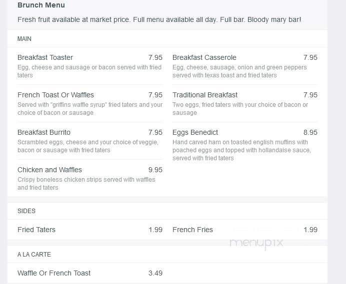 Max's Restaurant & Bar - Muskogee, OK menu_pic
