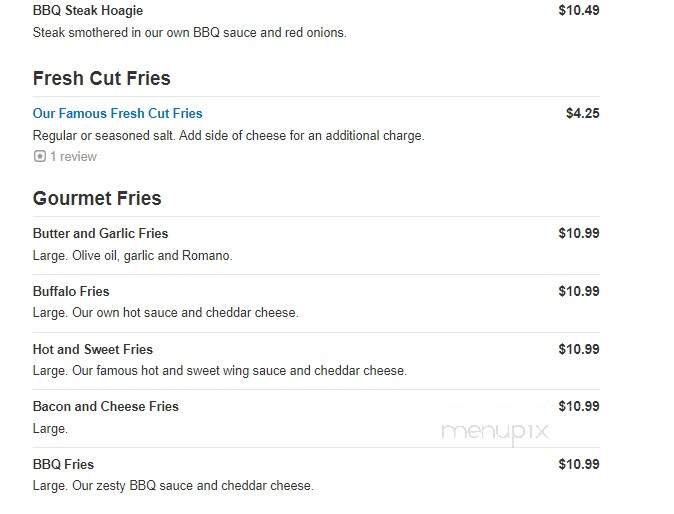 Christopher's Gourmet Pizza - Jeannette, PA menu_pic