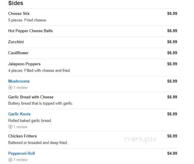 Christopher's Gourmet Pizza - Jeannette, PA menu_pic