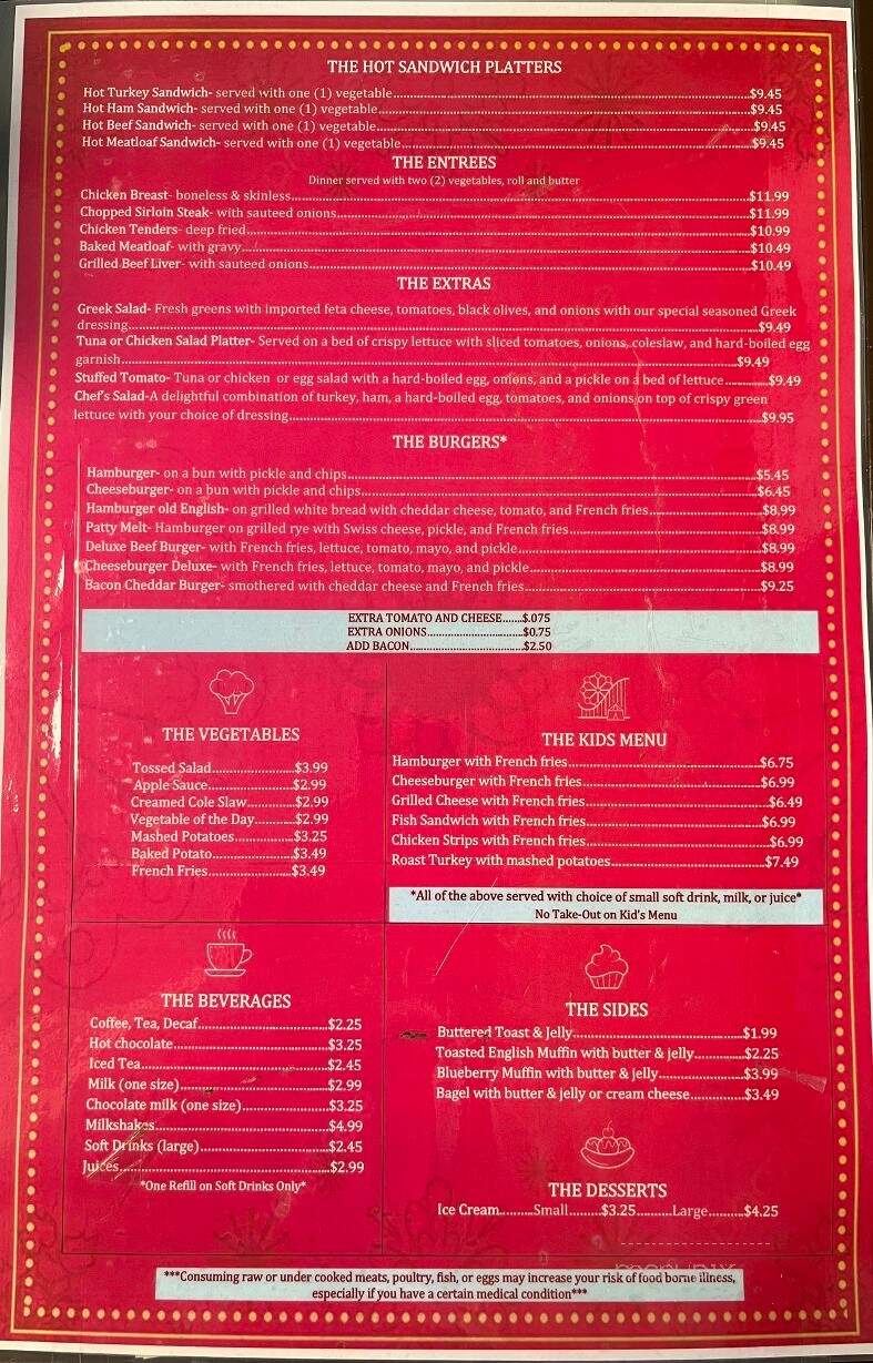 Family Fare Restaurant - East Petersburg, PA menu_pic