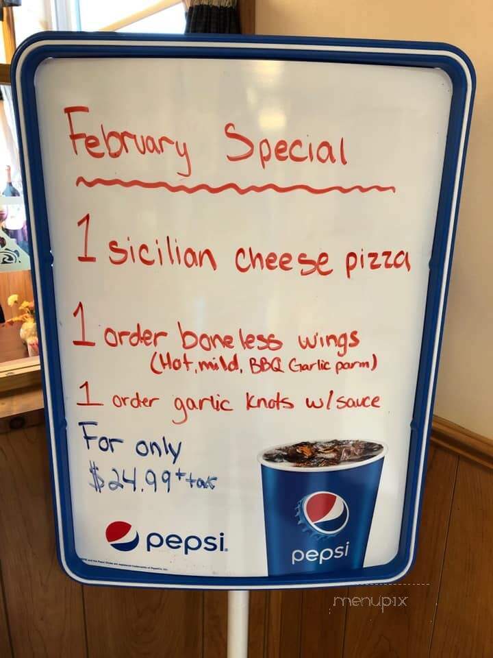 Original Italian Pizza - Turbotville, PA menu_pic