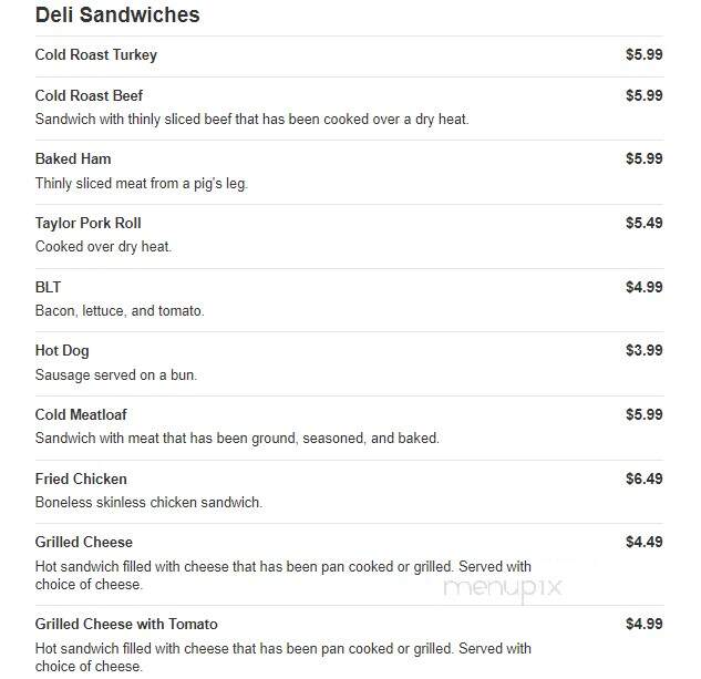 Turn In Restaurant - Bath, PA menu_pic