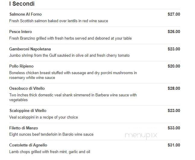 Cafe Oggi - McLean, VA menu_pic