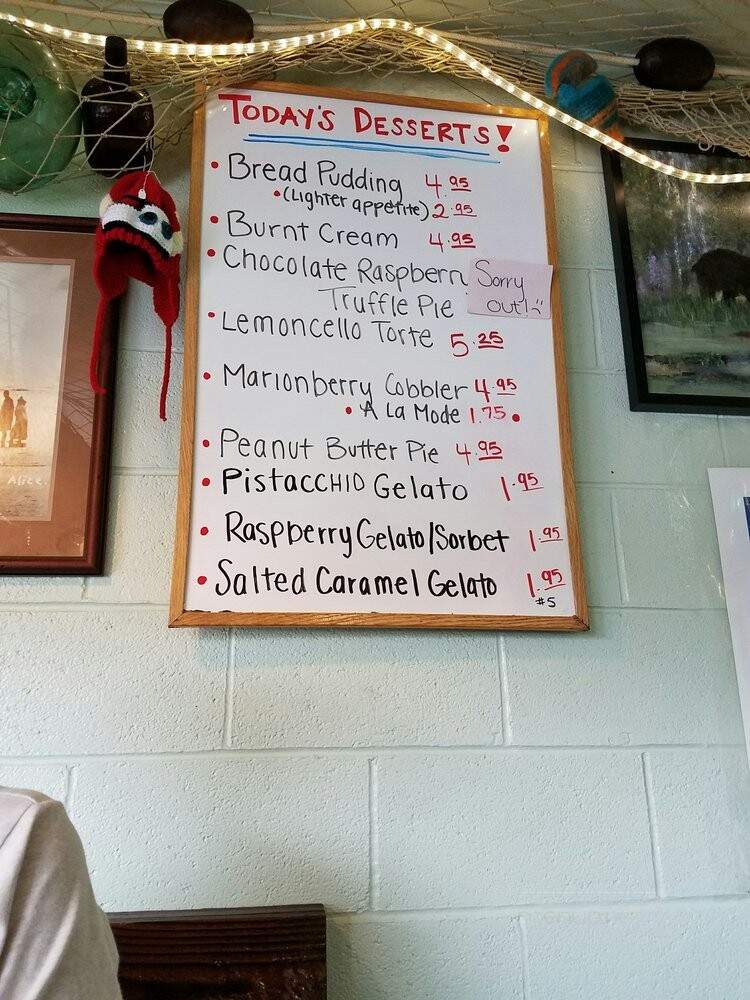 Full Circle Cafe - Ocean Park, WA menu_pic