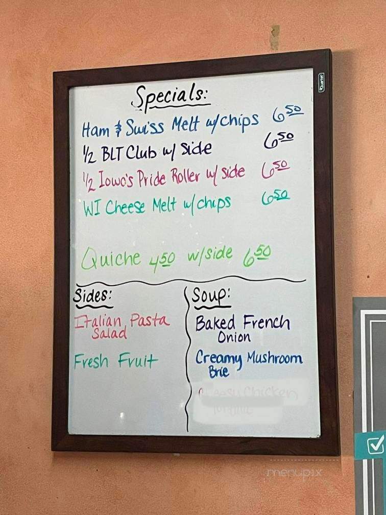 Deli Bean - Reedsburg, WI menu_pic