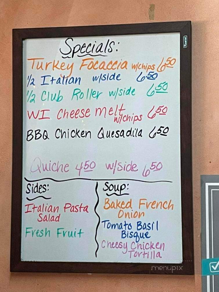 Deli Bean - Reedsburg, WI menu_pic