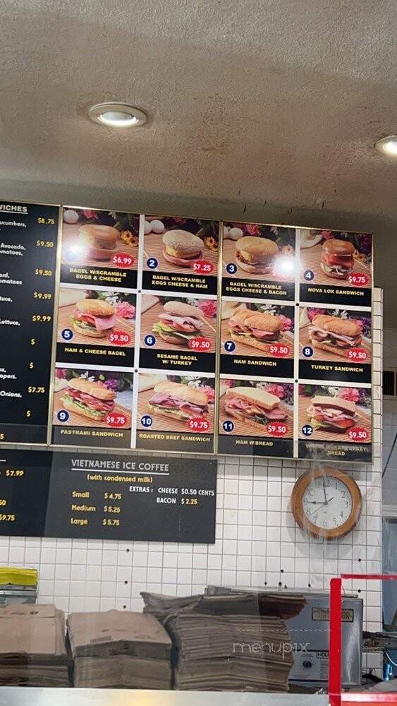 Main St Bagel - San Leandro, CA menu_pic