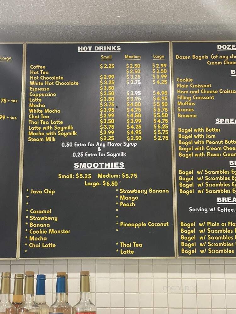 Main St Bagel - San Leandro, CA menu_pic