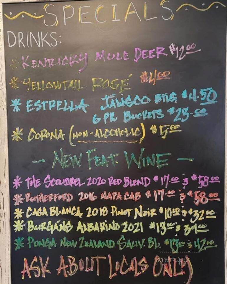 Shores Restaurant - Oxnard, CA menu_pic