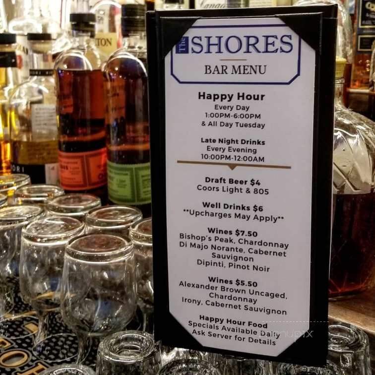 Shores Restaurant - Oxnard, CA menu_pic