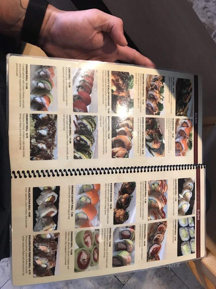 Kanpai Sushi - Aliso Viejo, CA menu_pic