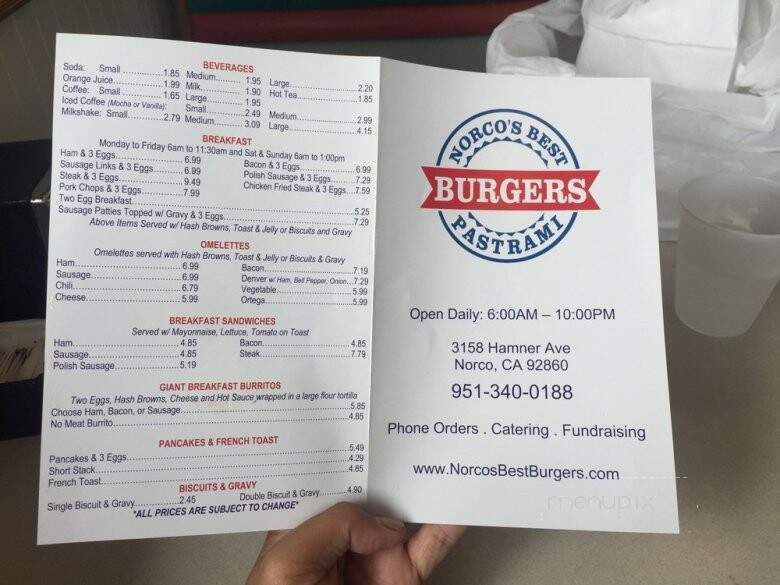 Norco's Best Burgers - Norco, CA