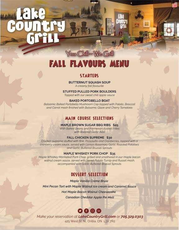 Lake Country Grill - Orillia, ON