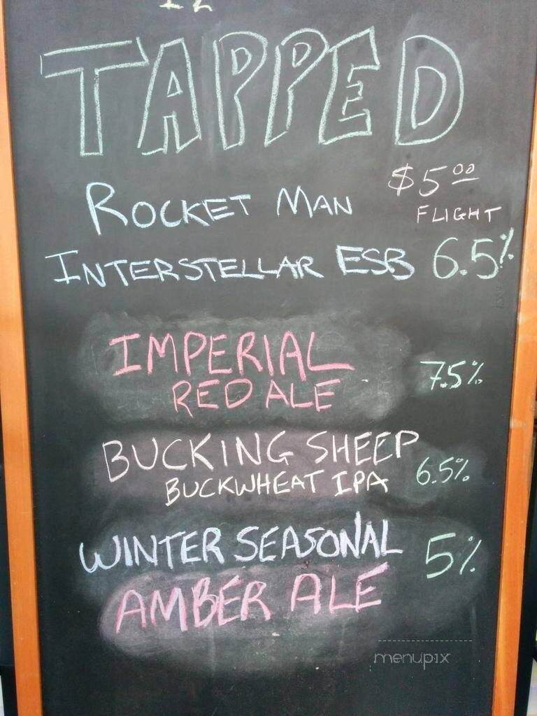 Dead Frog Brewery - Langley, BC menu_pic