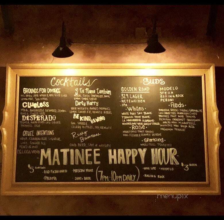Adults Only - Los Angeles, CA menu_pic
