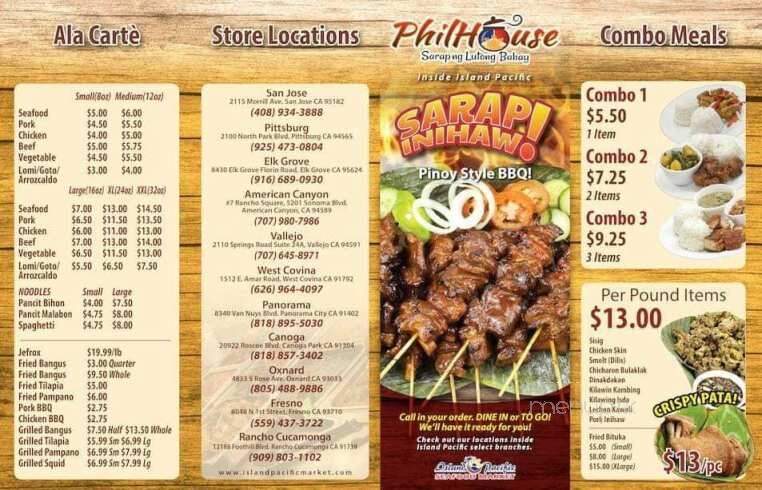 PhilHouse - Fresno, CA menu_pic