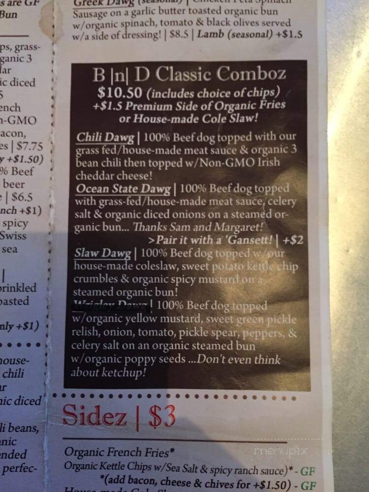 Brewz |N| Dawgz - Saint Augustine, FL menu_pic