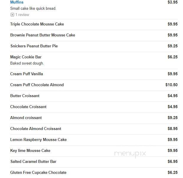 Oven Essence - North Attleborough, MA menu_pic