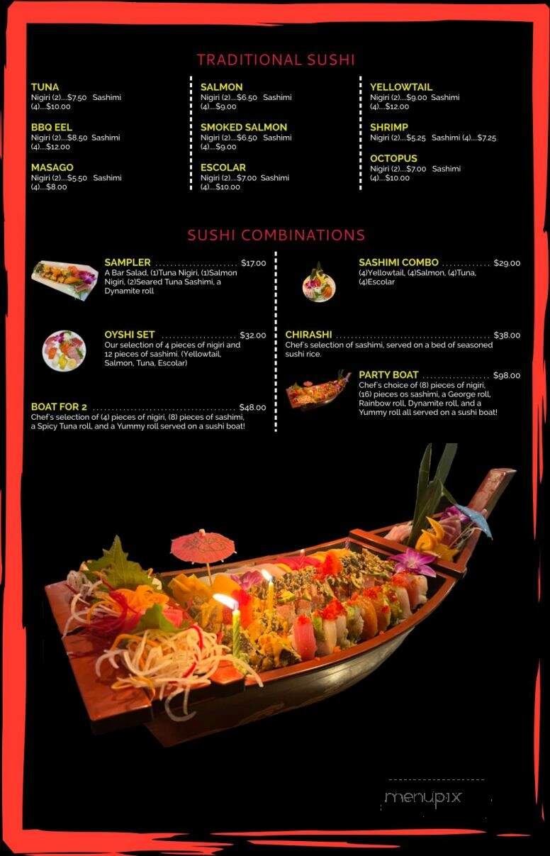 Oyshi Sushi By Sith - Portland, TX menu_pic
