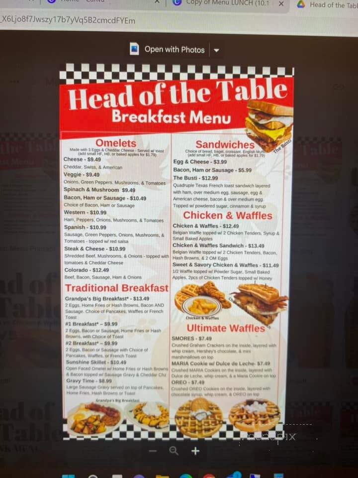 Grandma's Diner - Wake Forest, NC menu_pic