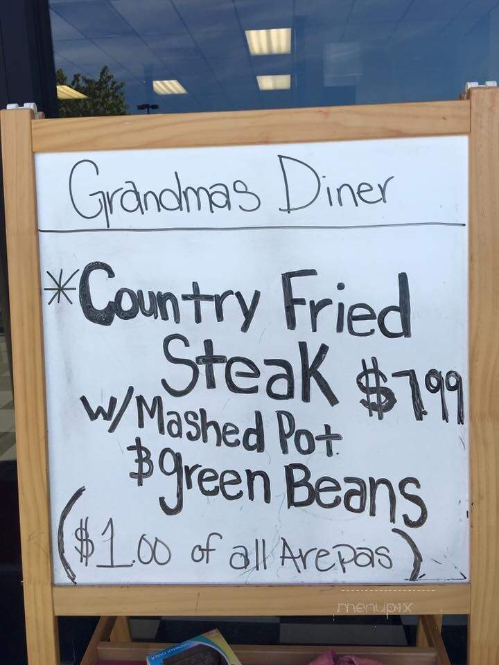 Grandma's Diner - Wake Forest, NC menu_pic