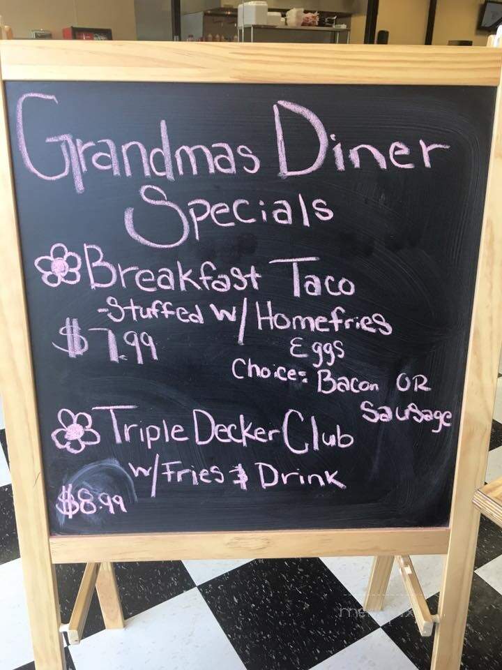 Grandma's Diner - Wake Forest, NC menu_pic
