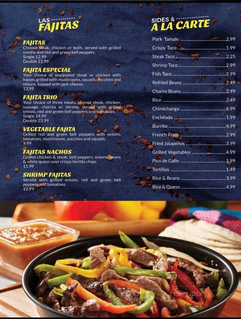 Los Tres Hermanos - Collinsville, OK menu_pic