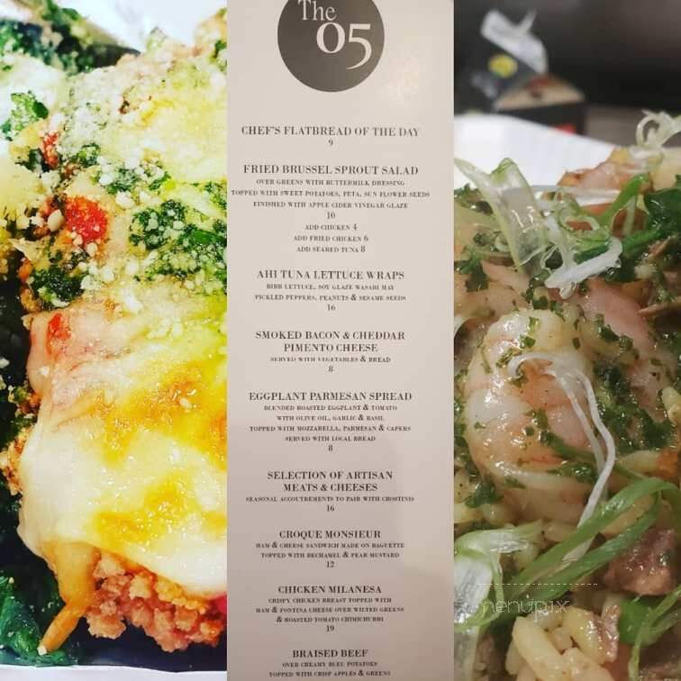 The 05 - Greenville, SC menu_pic
