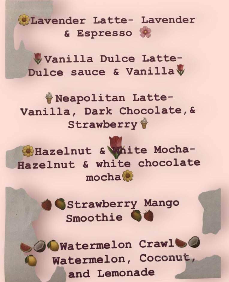 The Grind Coffee Shop - Chickamauga, GA menu_pic