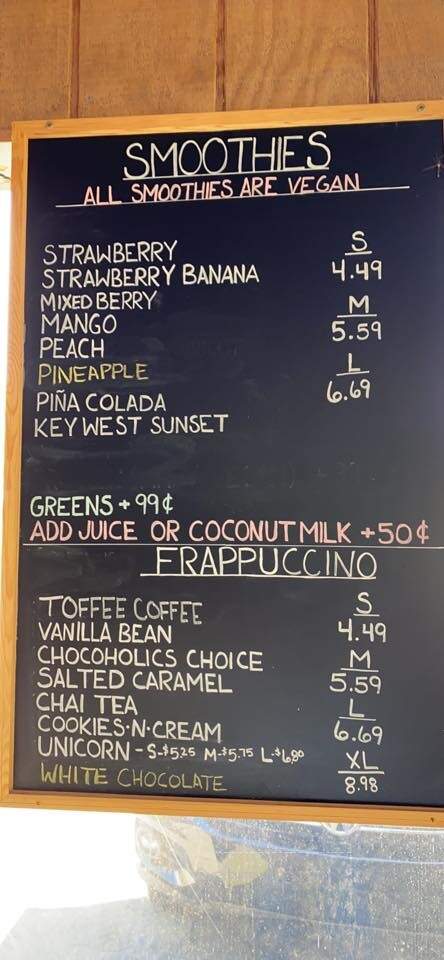 The Grind Coffee Shop - Chickamauga, GA menu_pic