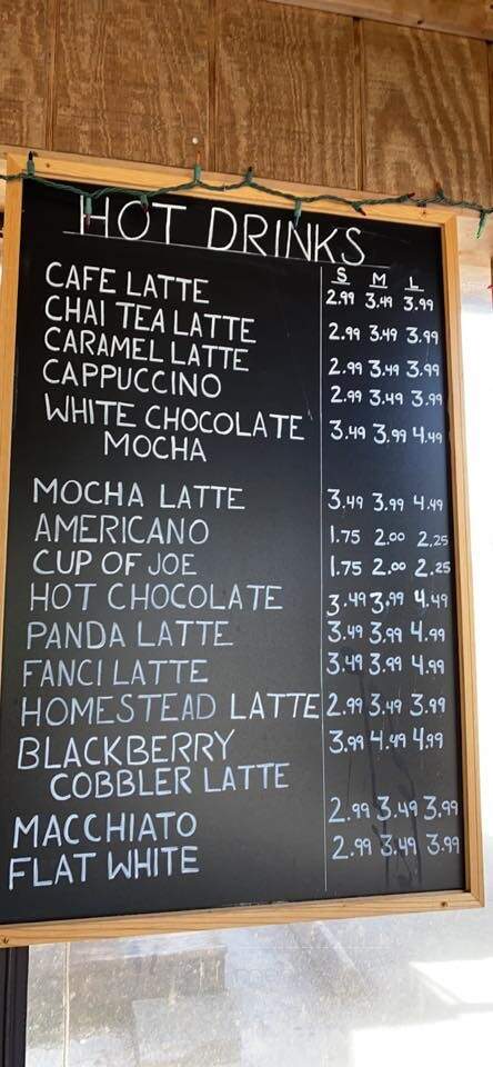 The Grind Coffee Shop - Chickamauga, GA menu_pic