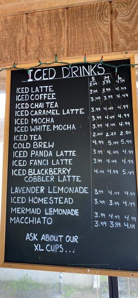 The Grind Coffee Shop - Chickamauga, GA menu_pic