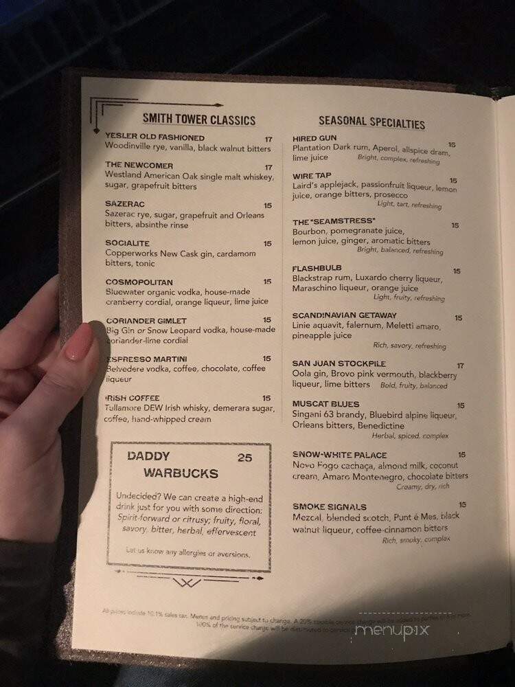 Smith Tower Temperance Cafe & Bar - Seattle, WA